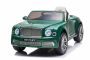 Voiture électrique à enfourcher Bentley Mulsanne 12V, verte, siège en similicuir, télécommande 2,4 GHz, roues Eva, entrée USB / Aux, suspension, batterie 12V / 7Ah, lumières LED, roues souples EVA, moteur 2 X 35W, licence ORIGINALE