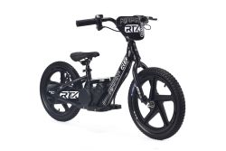 Draisienne électrique pour enfants RIRIBIKE RTX6 24V (16"), noir, Batterie au lithium, Moteur 250W, Frein à disque, Siège PU souple réglable