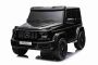 Porteur électrique Mercedes-Benz G63 AMG 4x4² Biplace 12V, noir, Lecteur MP3 avec entrée USB/AUX, Conduite 4x4, Batterie 12V14Ah, Roues EVA avec suspension, Sièges en similicuir, Télécommande, Licence